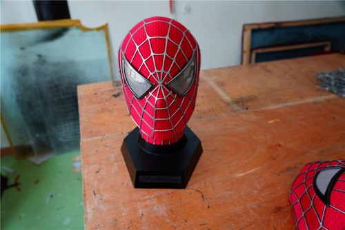 Classic Raimi Spider-man Helmet Cosplay 3D Mask Costume Halloween High Quality - Picture 2 of 12