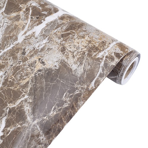 Waterproof Kitchen Worktop Covering Vinyl Wrap Furniture Sticker Self Adhesive - Picture 40 of 85