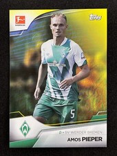 2022-23 Topps Bundesliga Jade Edition Amos Pieper Gold /50 Werder Bremen