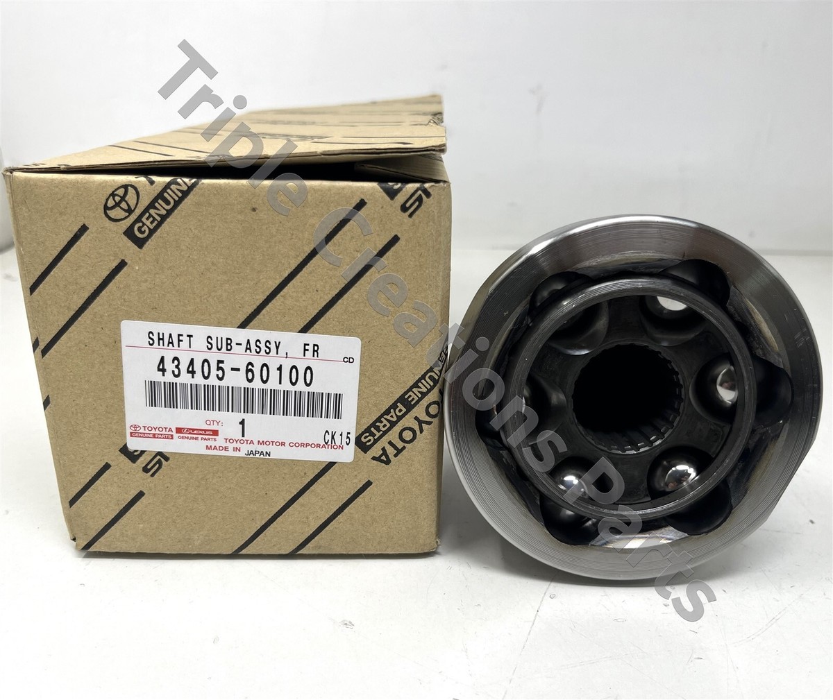 4340560100 Genuine Toyota Shaft Sub-Assy Front Axle Outer 43405