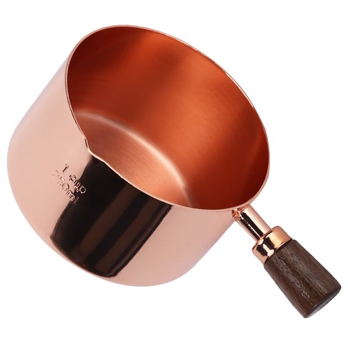 Sauce Pan Wooden Handle Rose Gold Stainless Steel Sauce Pot For Cooking Kitch US - Picture 22 of 22