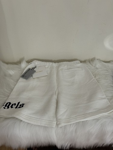 NWT Boys Palm Angels Classic Over Logo Shorts Sz 6 Off White Sold Out! - Picture 6 of 8