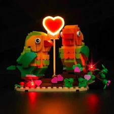 Upgraded Led Light Kit Compatible with Lego Valentine Lovebirds Building Set, Li
