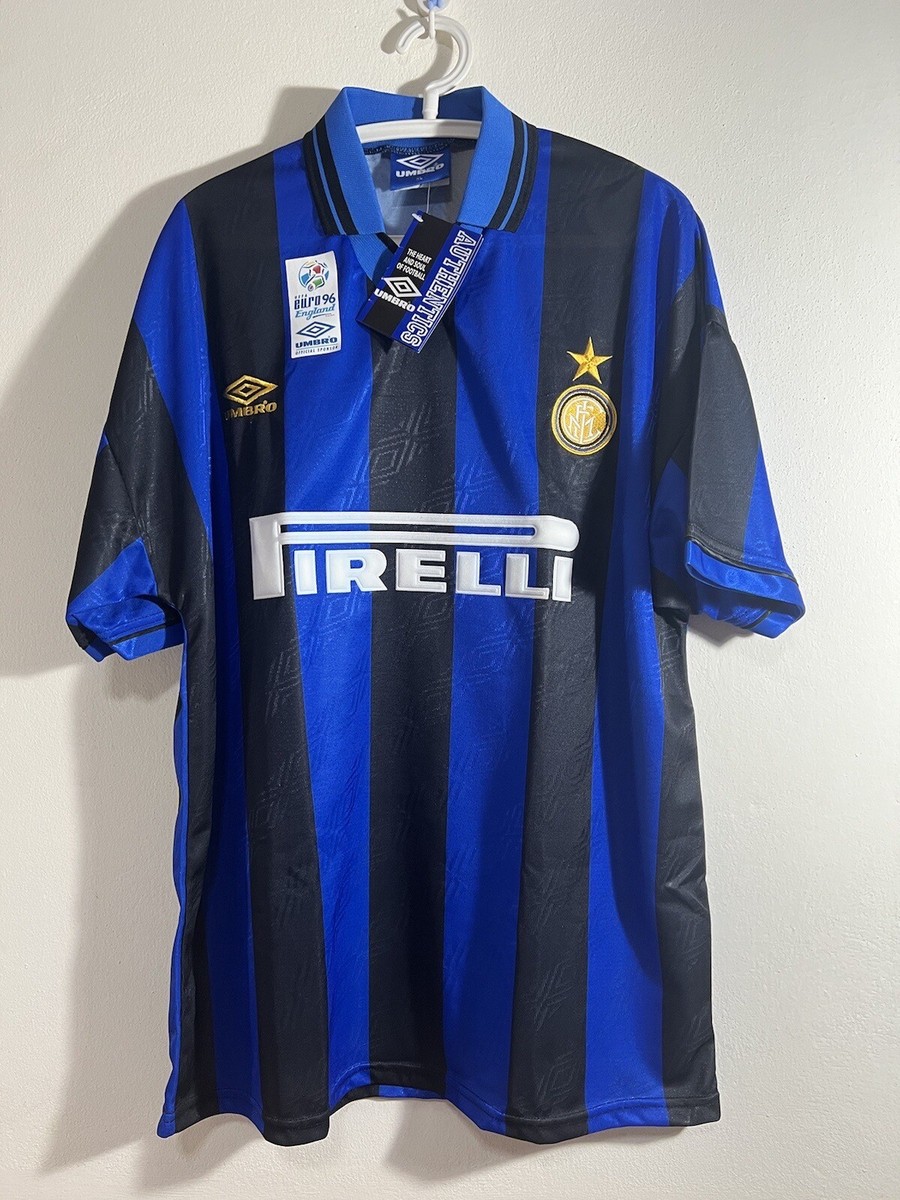 Inter Milan Home Jersey 1995-96 Size XL BNWT | eBay