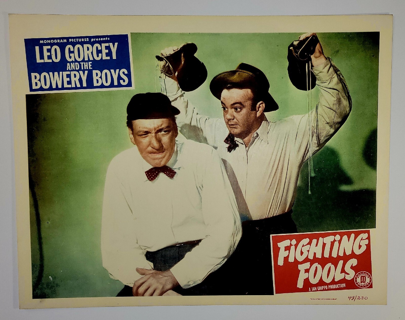 "Fighting Fools (Bowery Boys)" 5 Card, 1949; Leo Gorcey, Huntz Hall eBay