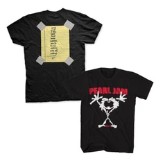 Pearl Jam Alive Stickman Mens T-shirt - Pearl Jam Set List - New Shirt