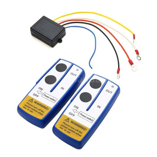 12V Wireless Winch Remote Control Switch Kit 100ft Universal For Jeep ATV SUV - Picture 13 of 14
