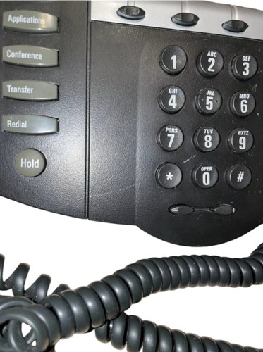 2 Polycom SoundPoint IP 550 SIP 4-Line PoE Business Phones W/HD Voice Handset - Picture 8 of 10