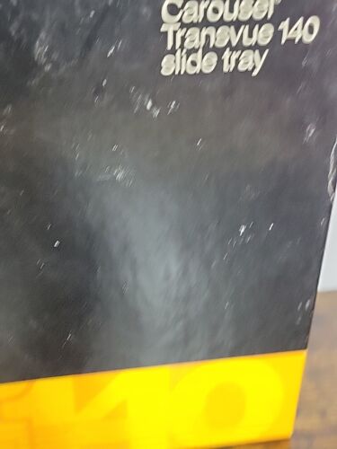 Kodak Carousel Transvue 140 Slide Projector Tray in Original Box + Instructions - Picture 3 of 13