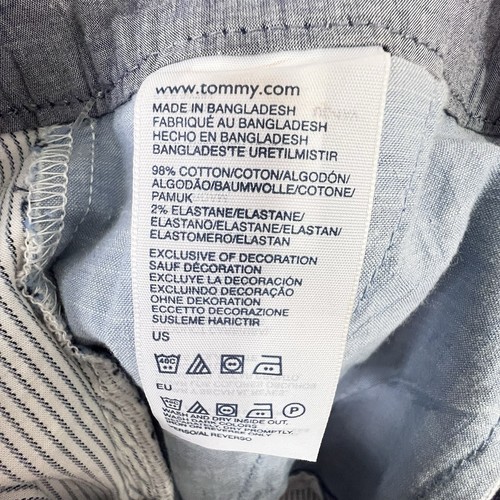 Tommy Hilfiger Chino Pants Women's Hampton Straight Ankle Master Navy Size 16 - Picture 10 of 11