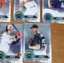 ALEC HANSEN 2018 BOWMAN SCOUTS TOP 100 CARD BTP-34 WHITE SOX (ROOKIE TOP 100)
