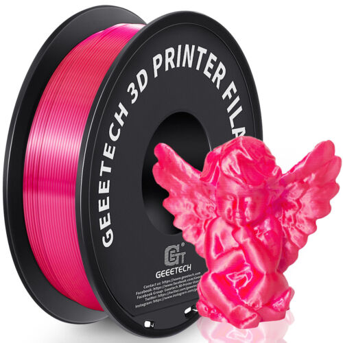 GEEETECH Filamento per stampante 3D 1KG 1,75MM PLA seta sfumata singola/doppia/tricolore - Foto 24 di 45