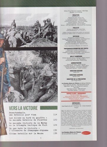 GUERRES ET BATAILLES HS N°13 1914-1918 LES BATAILLES DE LA GRANDE GUERRE - Imagen 3 de 3