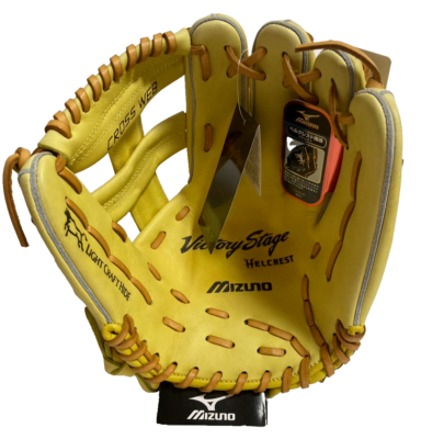 ミズノ 軟式 グローブ ビンテージ Mizuno Baseball Glove Vintage Leather Yellow For softball