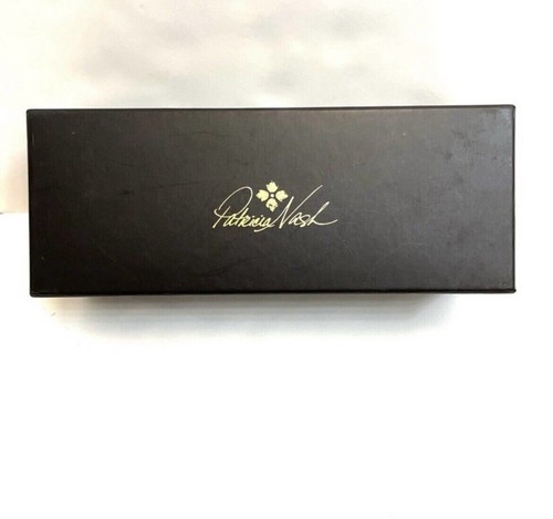 Patricia Nash Leather Printed Floral Brocade Isla Oblong Bag Cosmetic Case - Picture 13 of 13