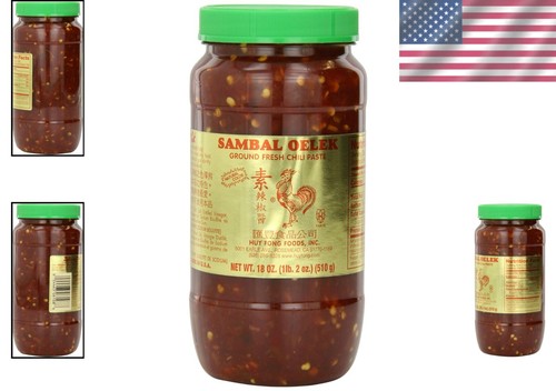 Sambal Oelek Chilipaste - 12er Pack, 18 Unzen Flaschen für kulinarische Glückseligkeit - Bild 2 von 9