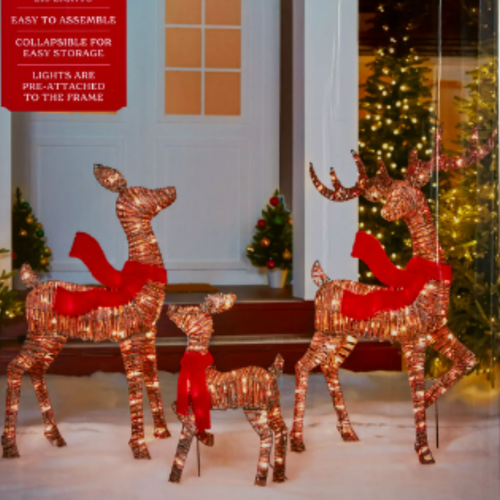 Holiday+Time+67839+Christmas+Lights+set+of+3+Rattan+Look+Deer+Family