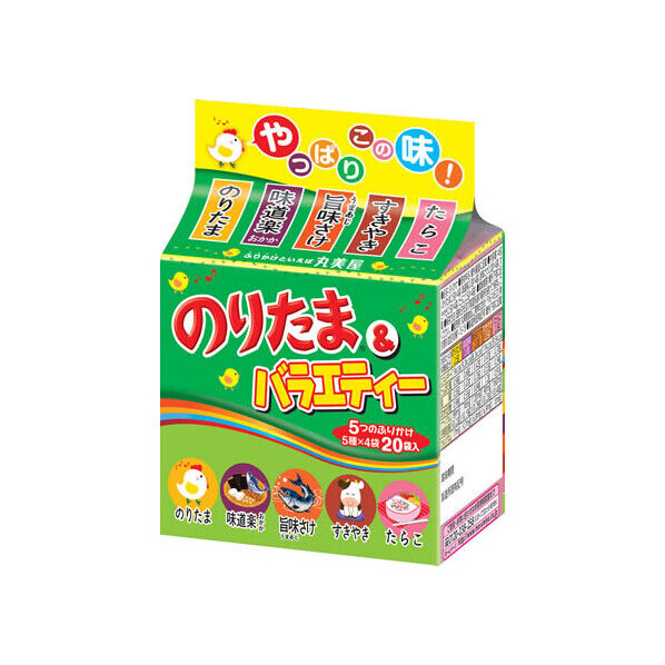 Marumiya Rice Seasoning Furikake Mini Pack set 5 kinds 20 packs from Japan GN10289 Marumiya Rice Seasoning Furikake Mini Pack set 5 kinds 20 packs from Japan GN10289
