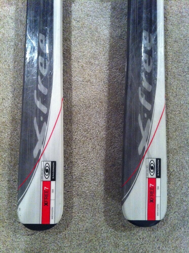 SALOMON X-FREE 7 SHAPED 184 CM SKIS W/ SALOMON 500 SALOMON X-FREE 7 SHAPED 184 CM SKIS W/ SALOMON 500
