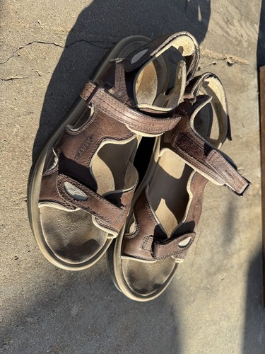 MBT Kisumu Sandali da donna in pelle marrone toning rocker #400201-01 - Donna 10 - Foto 16 di 24