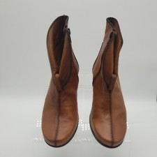 Hispanitas Brown Soft Leather Bootie Style Boots Womens Sz 6.5