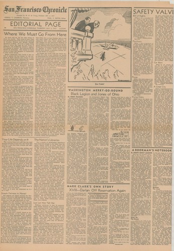 UFO Roswell . Latest on Disc Reports . Original Newspaper July 3 1947 B40 - Picture 5 of 5