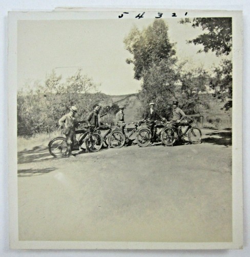 Vintage Racycle Indian Motorcycle Photo Miami Cycle Manufacturing OH c. 1907 - Bild 2 von 6