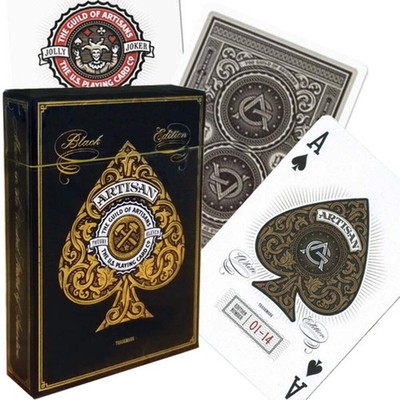 Artisans THEORY11 11 Karten Set Gold Schwarz Zaubertricks Versiegelt USA