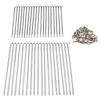 Speichen Satz Set FüR Dkw Hummel Moped Mokick 208Mm X 2,6Mm