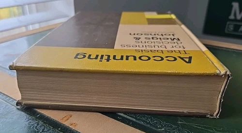 1967 Accounting The Basis For Business Decisions by Meigs & Johnson HC Book - Picture 5 of 18