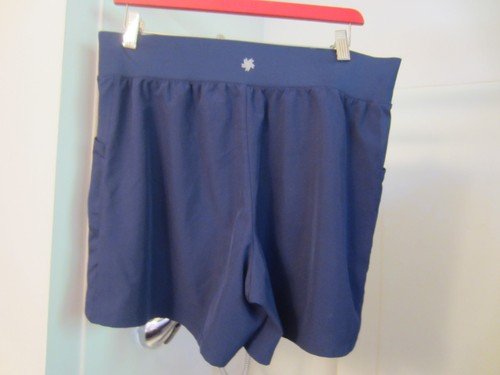 Neu ohne Etikett Active Damenshorts Tek Gear Dry Tek Größe L marineblaue Farbe - Bild 6 von 9