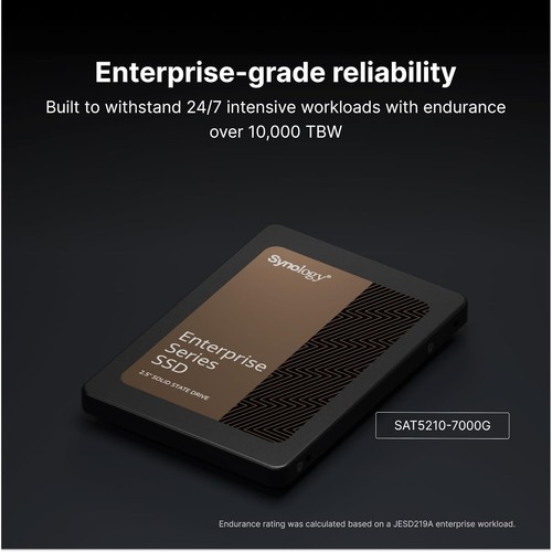 Synology SAT5210 Series 7TB Enterprise 2.5" Solide State Drive SSD - Afbeelding 2 van 6