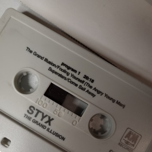 Vintage 1977 Styx The Grand Illusion Original Cassette Tape Fooling Yourself - Picture 18 of 21