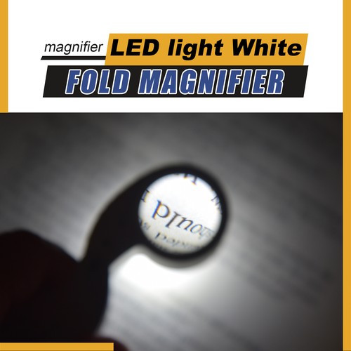 Joyeros Lente Vidrio Lupa 40X 25Mm Lupa de Ojo 2 Luces LED X2C94033 - Bild 7 von 7