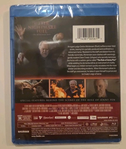 The Rule of Jenny Pen New Blu-ray Psychological thriller dark comedy horror OOP - Imagen 2 de 2