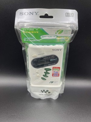 WM-FX202 ホワイト WALKMAN SONY SONY WM-FX202 WALKMAN Cassette Player MEGA BASS White/Green Very