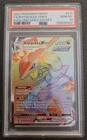 Pokemon 2021 SWSH Evolving Skies Full Art Rainbow Rayquaza VMAX PSA 10