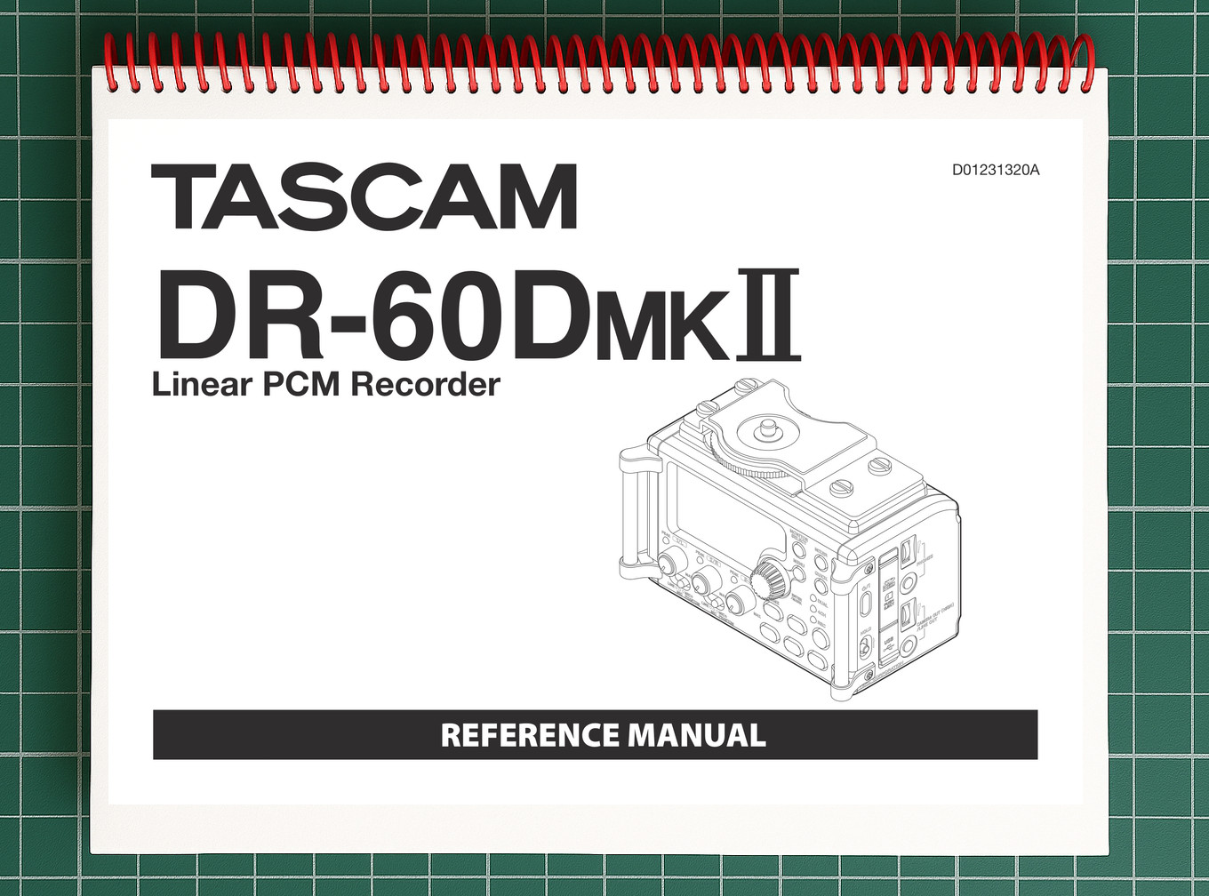 Tascam DR-60DMK II — Reference Manual User Guide — 89 Pages — USA Made
