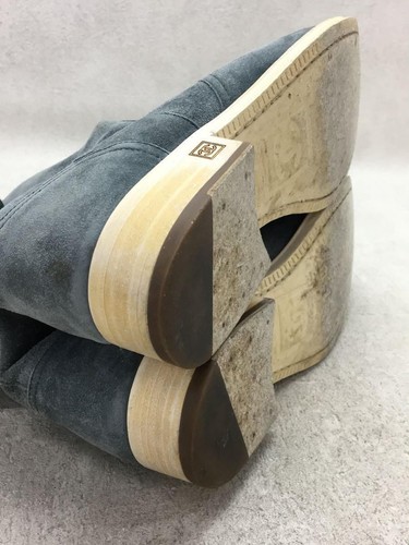 CHANEL western boots 36.5 Gray suede Used - Picture 4 of 5