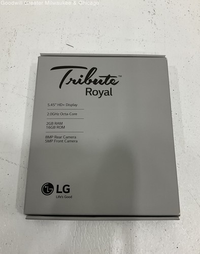 Sealed NEW LG Tribute Royal Gray Sprint Cell Phone