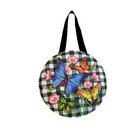Briarwood Lane Checkered Butterflies Spring Burlap Door Hanger