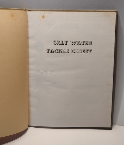 Salt Water Tackle Digest by Lou Caine 1947 Fish VTG Fishing Rods Reels Lures - Picture 5 of 10