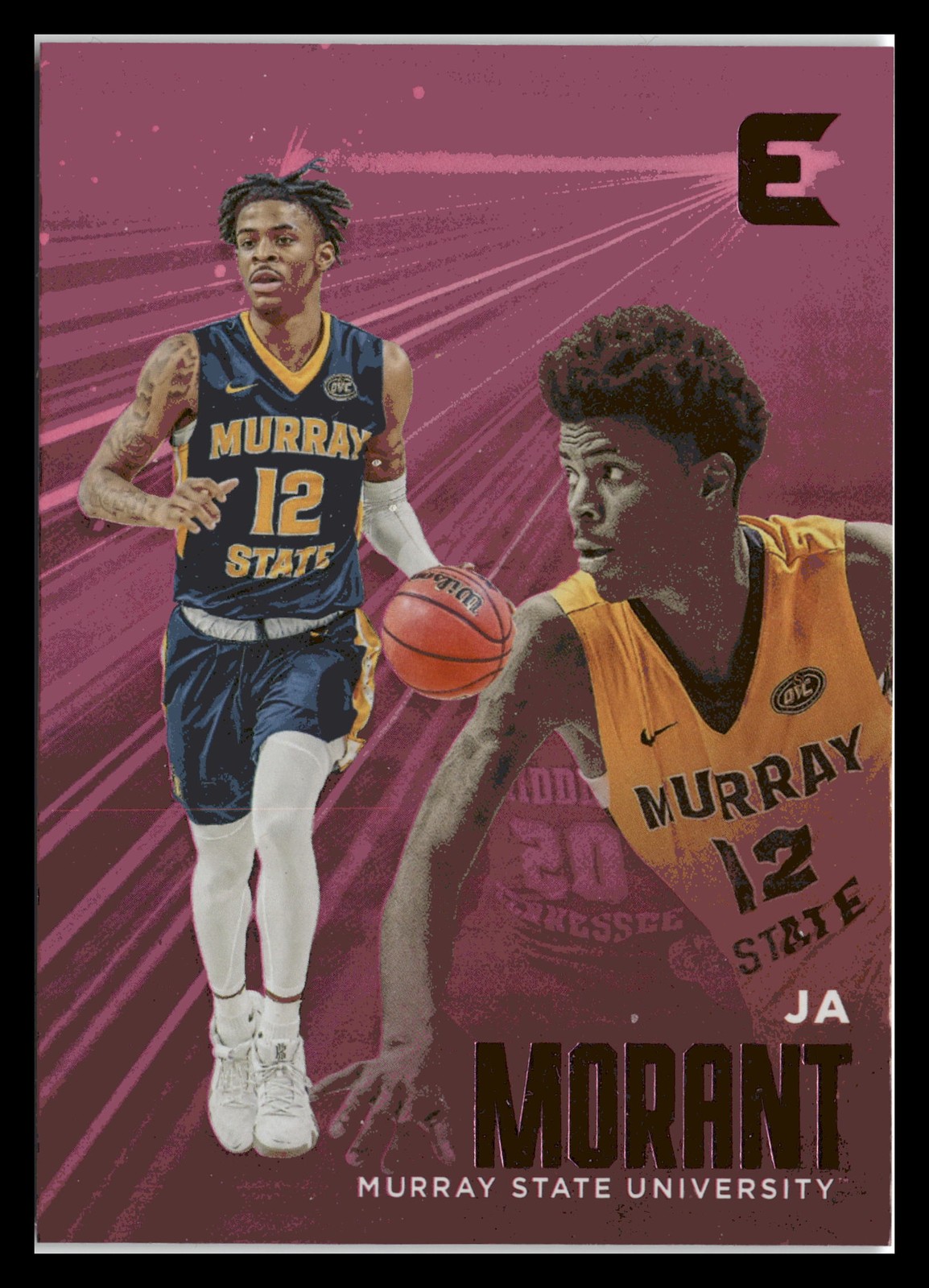 2022 Panini Chronicles Draft Picks #23 Ja Morant Essentials Pink