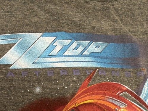 Vintage ZZ Top Shirt Afterburner Tour 1986 Vintage Single Stitch Men’s Medium - Picture 6 of 10