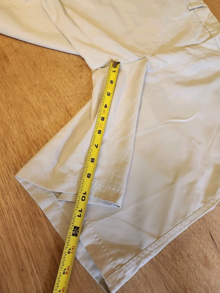 Pebble Beach Performance Men’s Golf Shorts Size 36 Ivory Comfort Hiking - Image 2 of 4