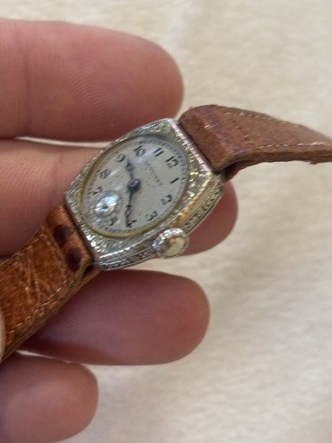 Vintage 1920s Longines 14k Gold Filled Ladies Art Deco Antique Watch 15J 828 NR - Picture 6 of 10