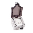 IP66 Outdoor Aufputzgehäuse integriertem Keystone Trägerrahmen Klappdeckel