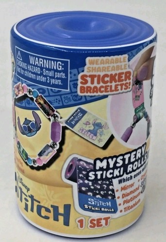 NUOVO KIT BRACCIALE STICKI ROLLS PUNTO DISNEY 50 ADESIVI CAPSULA MISTERIOSA ETÀ 5+ - Foto 2 di 5