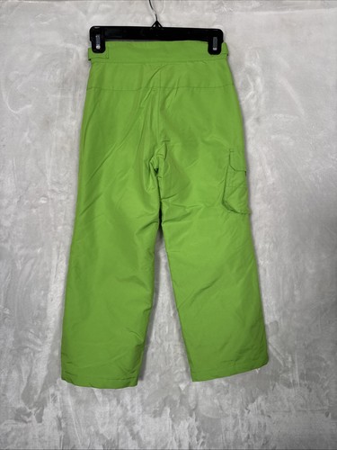 Slalom Kids Unisex Sm Ski 6/7 Pants Bright Green Snowboarding Outdoor Sledding - Picture 12 of 17