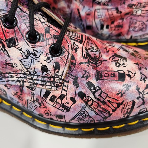 💥Dr. Martens Doc England MIE Rare Vintage London Scene 1460 Boots UK5 US7💥 - Bild 5 von 10